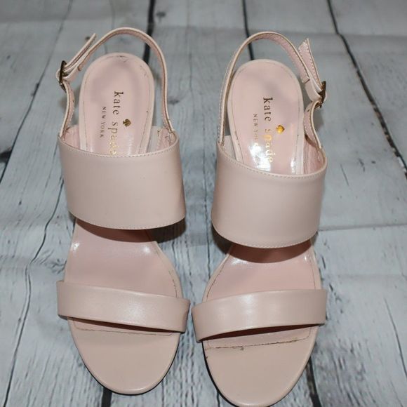 kate spade Shoes - Kate Spade Ivine Petal Pink Leather Sandal